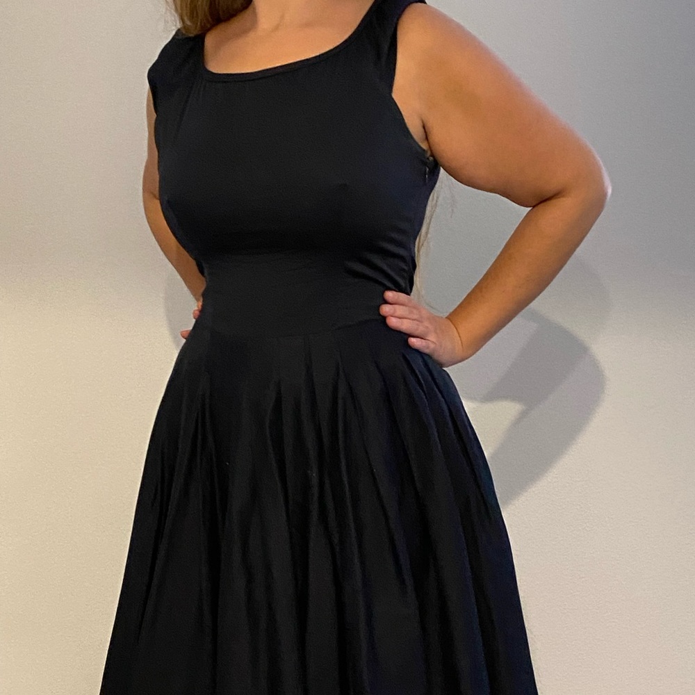 Kate Spade Navy A-line Full Skirt Dress